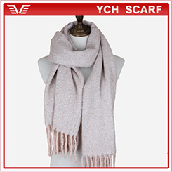 New Design Women Fashion High Quality woven fabric Winter Solid Color Scarf