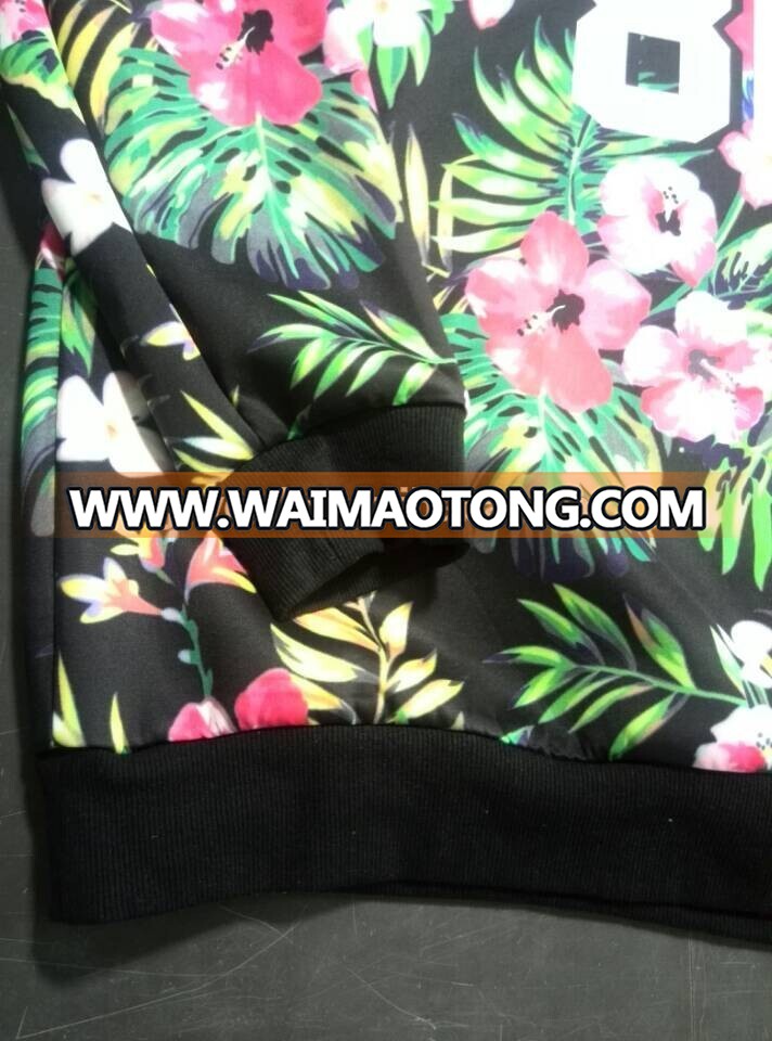 custom women sublimation printing pullover sweatshirts