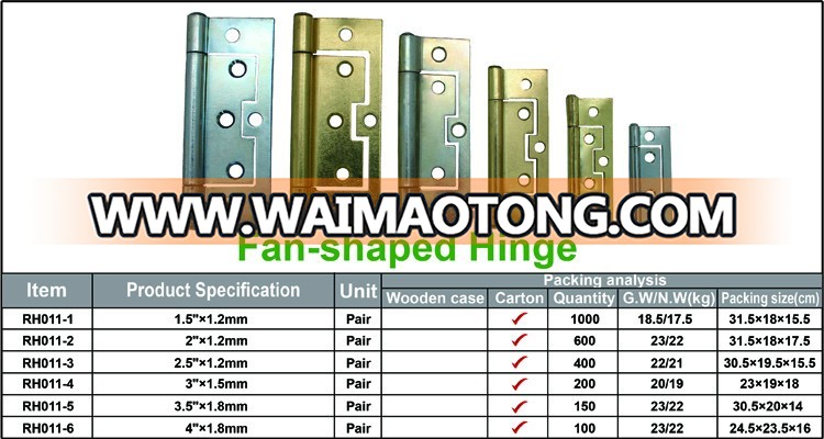 Zhejiang supplier flush steel decorative furniture hinge