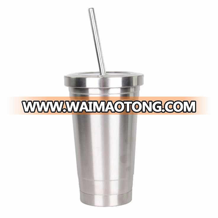 stainless steel straw mug cup/mugs and cups/wholesale coffee cups