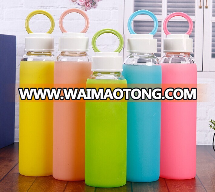 Special Wholesale Voss Style Water Glass Bottles 280ml With silicone Logo