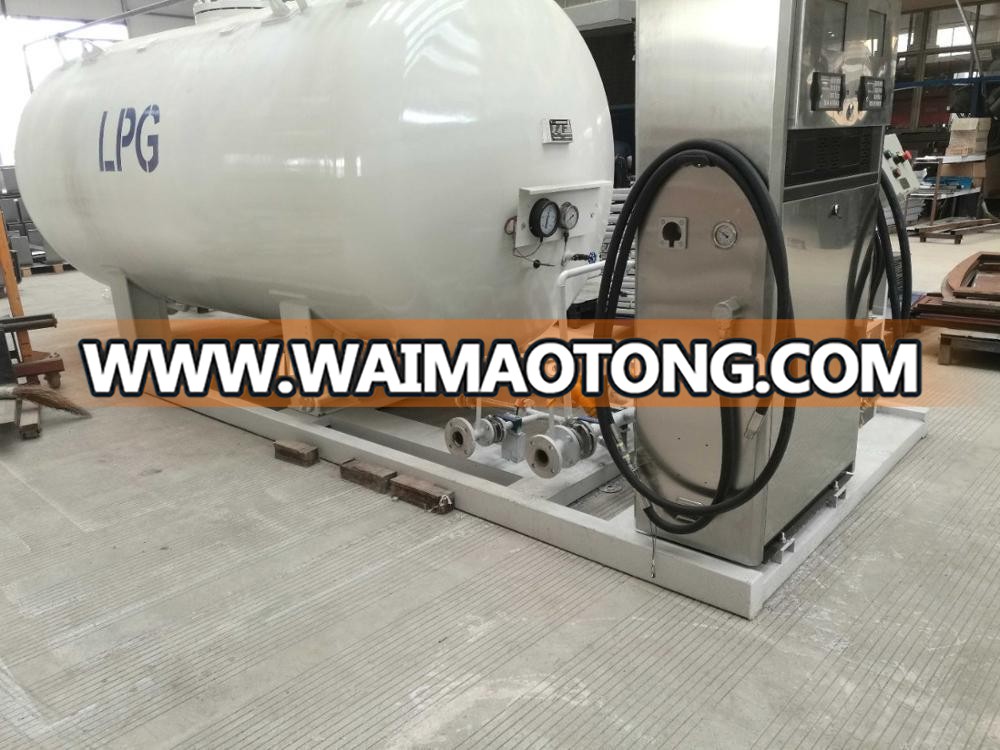 60CBM 30T LPG Filling Skid with LPG dispenser of Bluesky