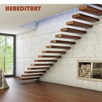Wood Floating Stairs