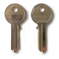 UL050 brass car key 