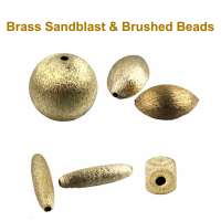 Brass sandblast brus
