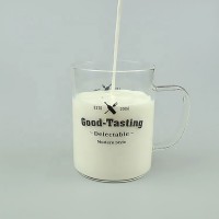 Glass tea cup milk