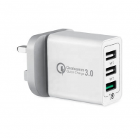 US Plug QC3.0 3 USB 