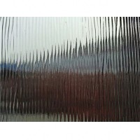 Fluted pattern glass